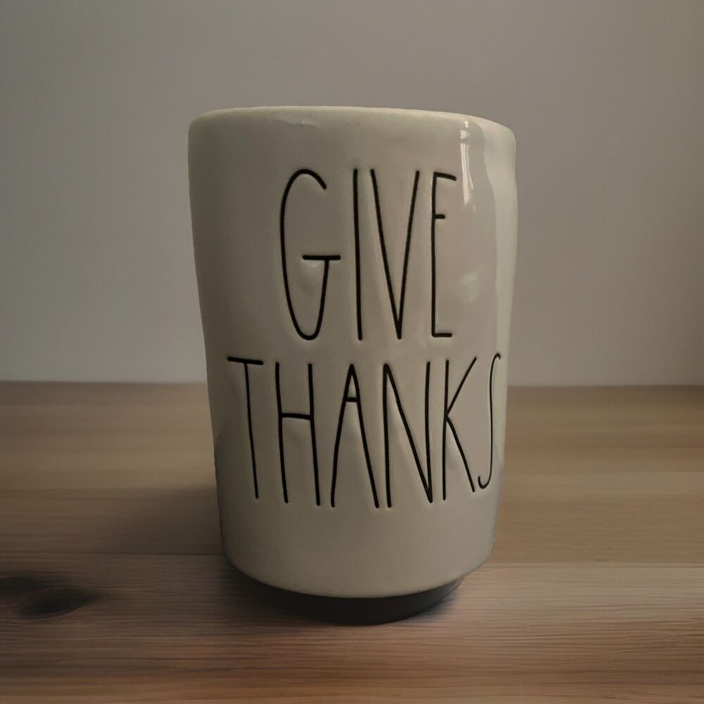 Rae Dunn Give Thanks Autumn Leaves Scented Candle